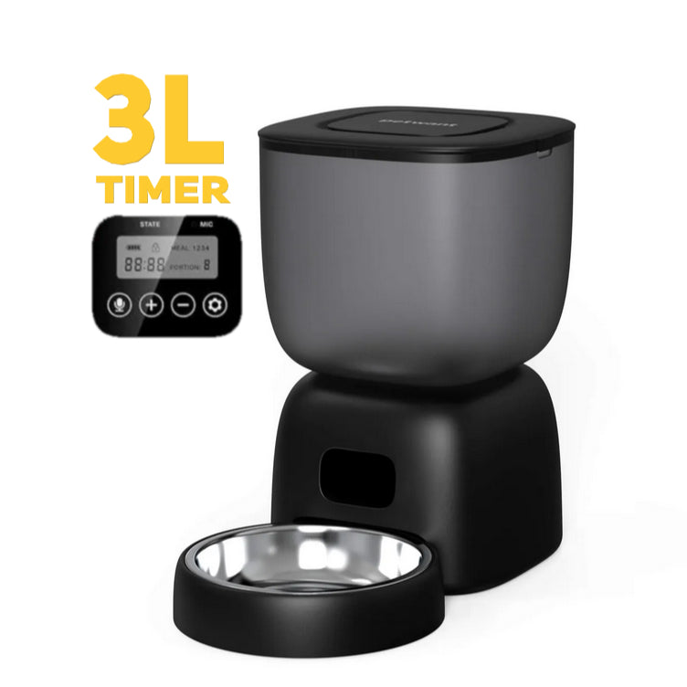 ePetz Petwant Smart WIFI 3L Visible Cat Dog Feeders Auto Pet Dry Food Dispenser Bekas Makan Kucing Automatik App Control