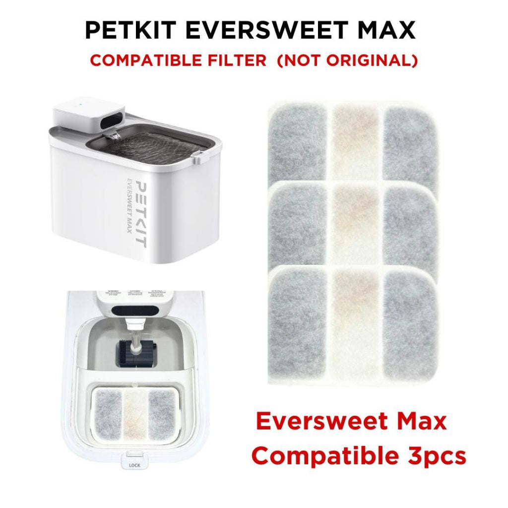 ePetz PETKIT Water Fountain Original Filter For Eversweet Max (5 PCS)