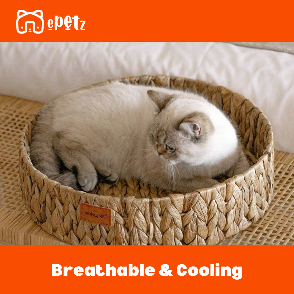 Weaved Nest Rattan Cat Scratcher