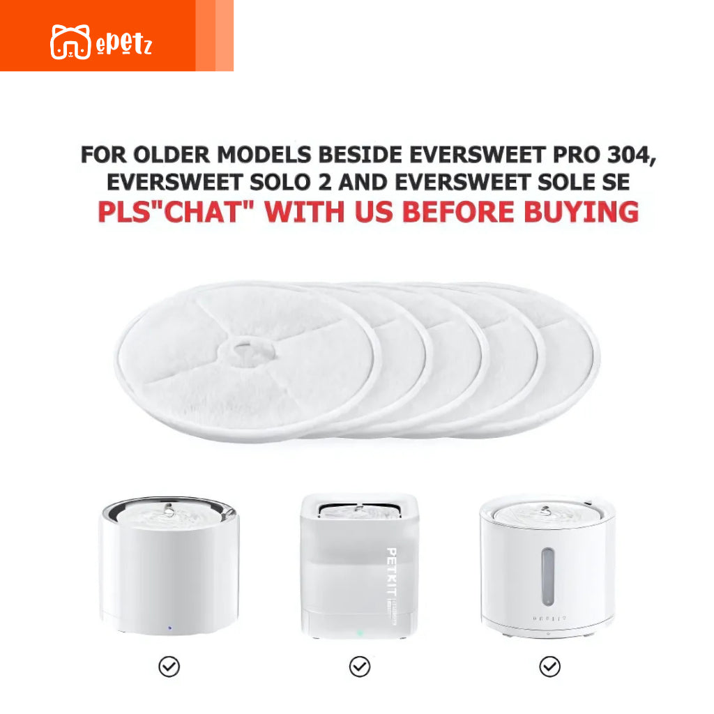 PETKIT Water Fountain Filter For Eversweet Series (5 PCS)