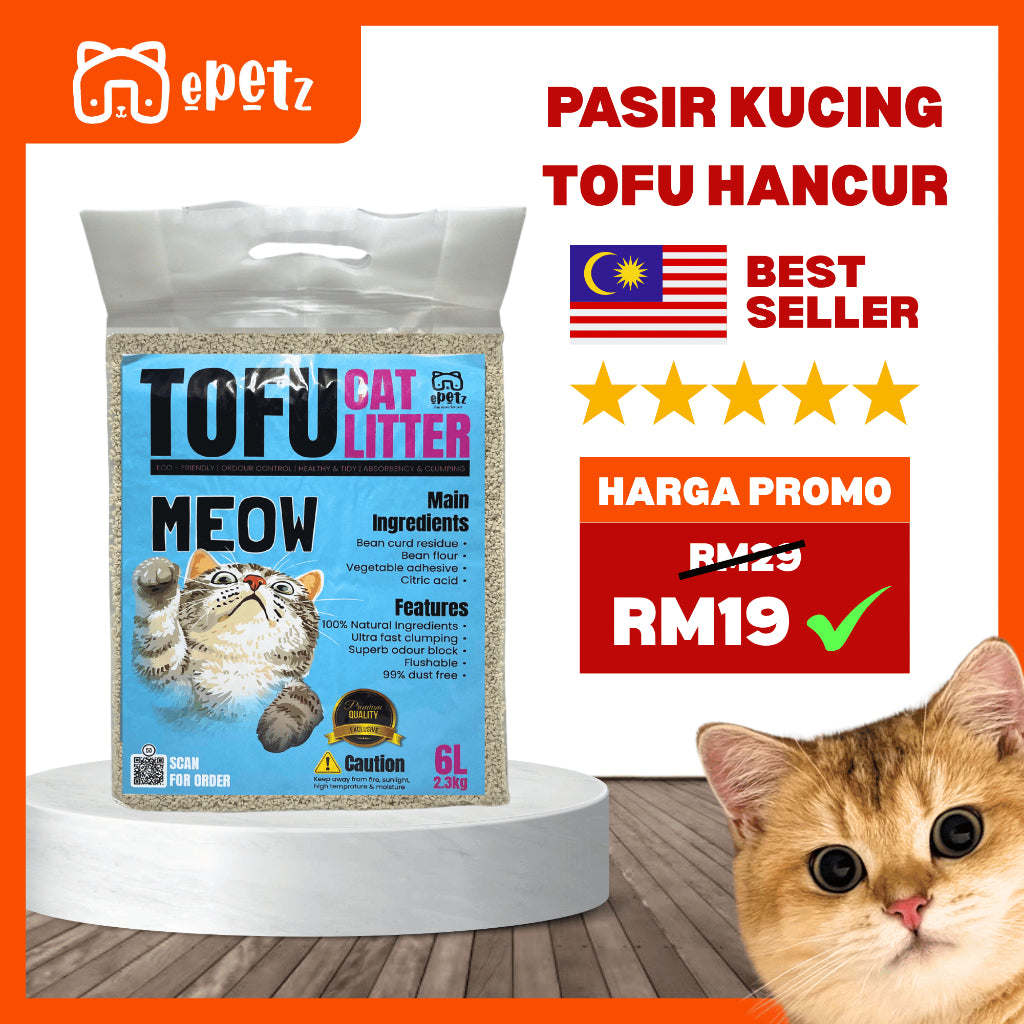 Super Fine Crushed Tofu Litter
