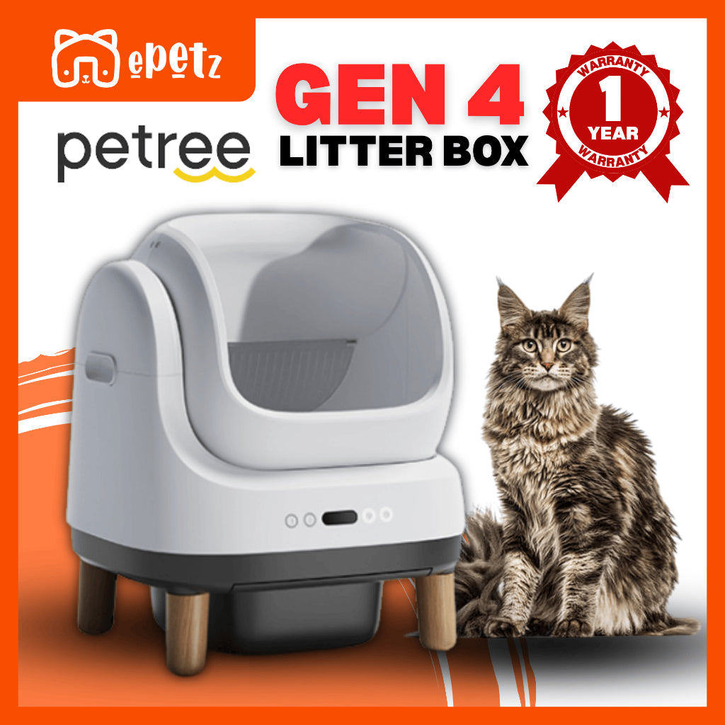 Petree Gen 4 Automatic Cat Litter Box with Weight Sensor