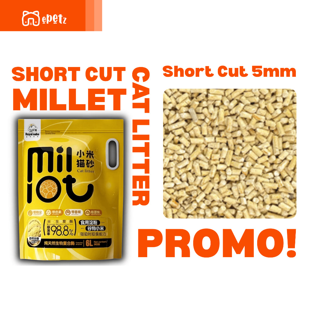 ePetz Crushed Millet Cat Litter