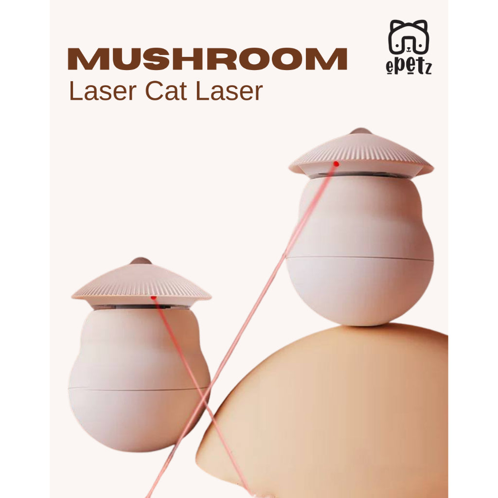 ePetz Mushroom Cat Laser Pet Toy