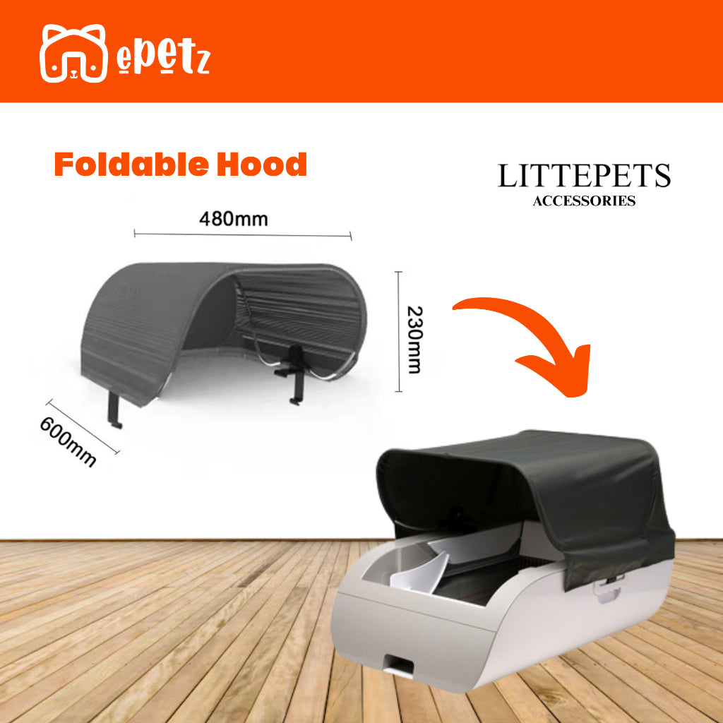 LITTEPETS Automatic Cat Litter Box | Open Concept