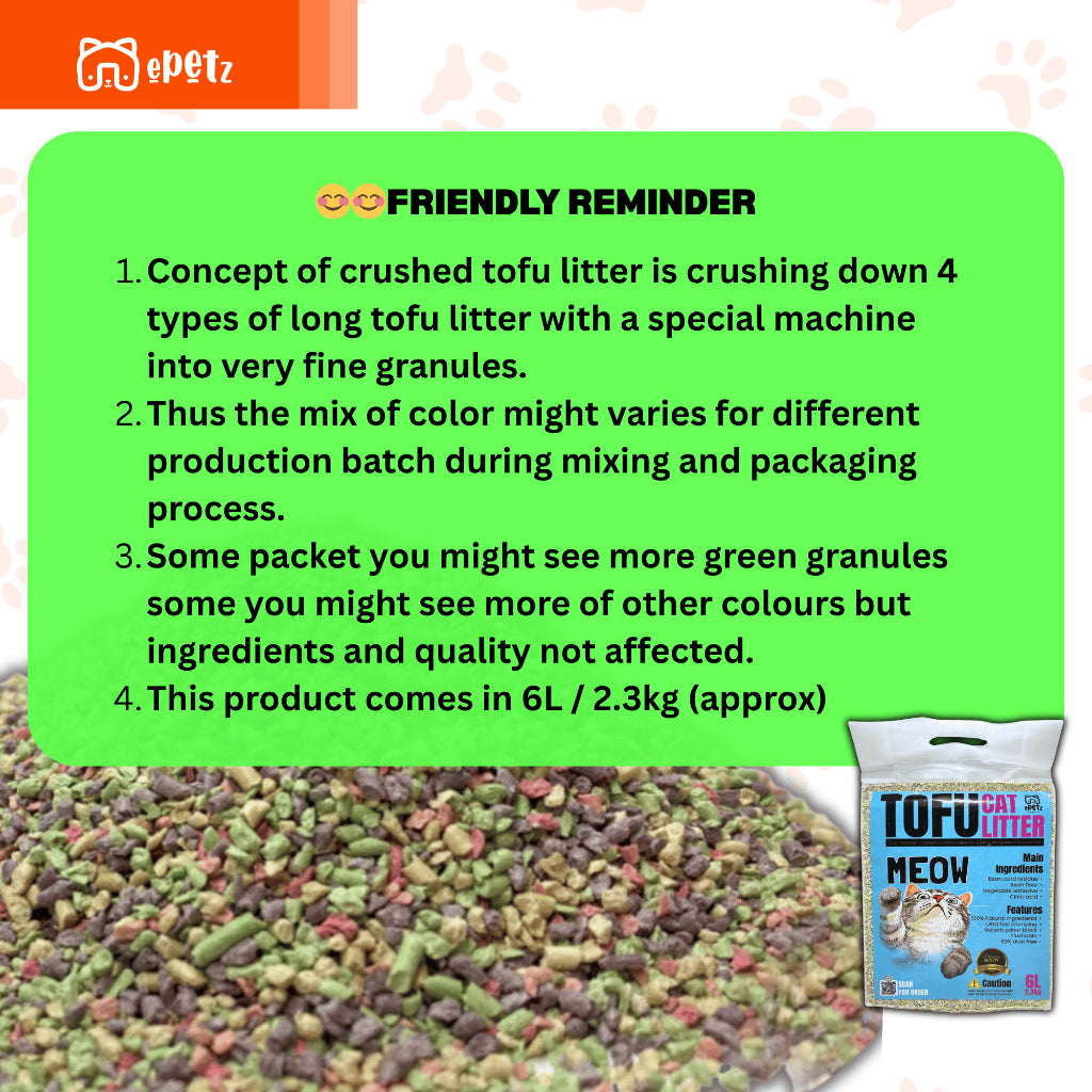 Super Fine Crushed Tofu Litter