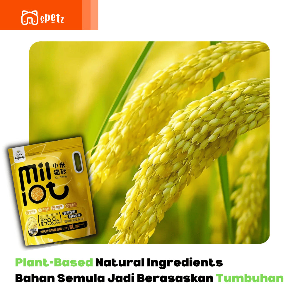 ePetz Crushed Millet Cat Litter