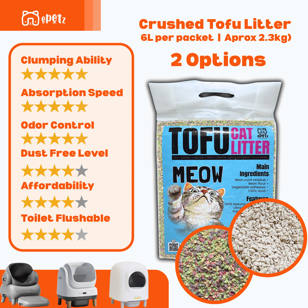 Super Fine Crushed Tofu Litter