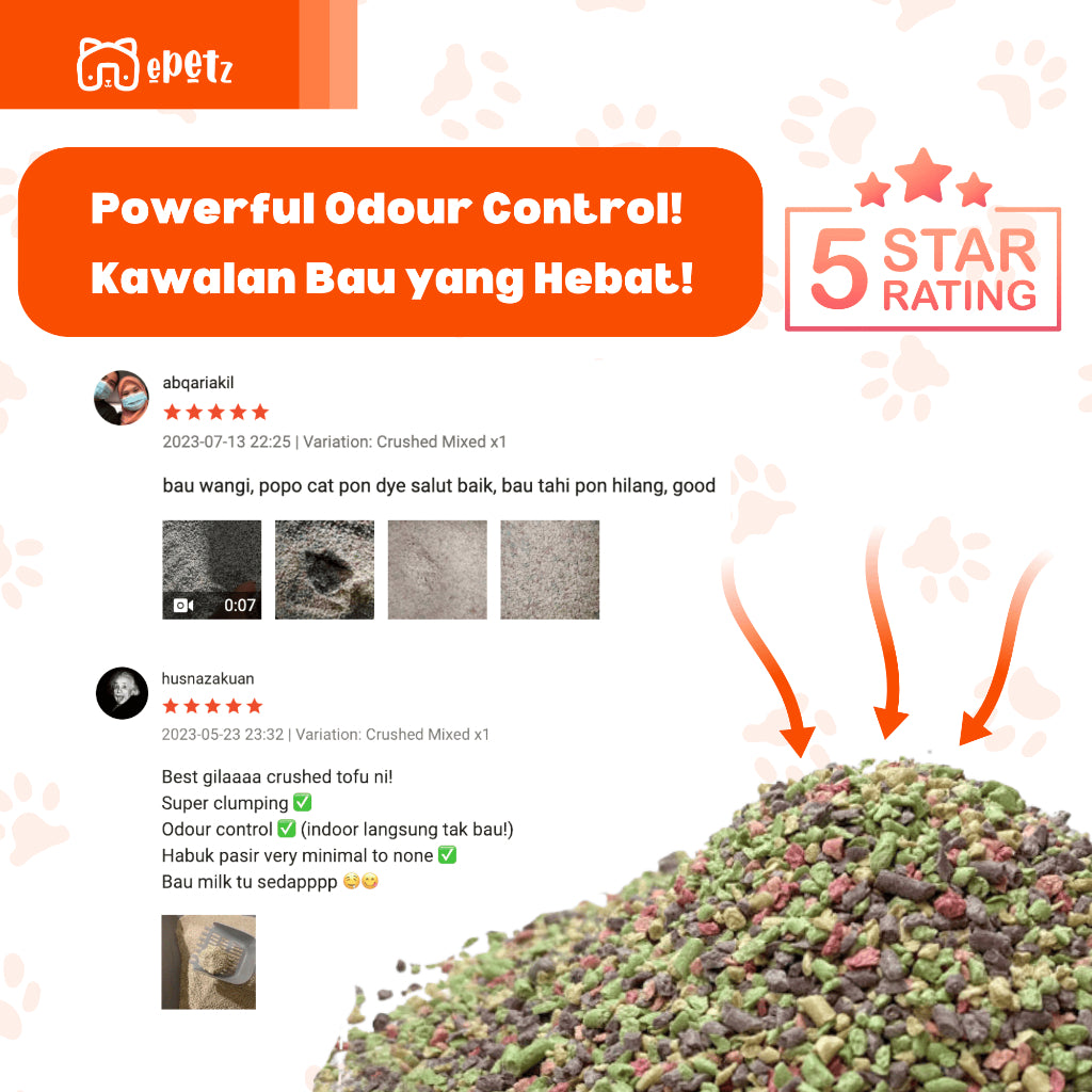 Super Fine Crushed Tofu Litter
