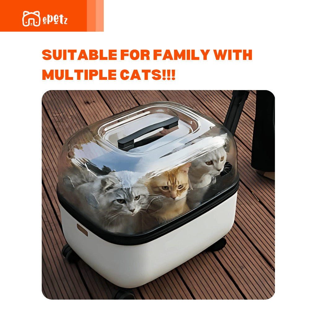 Stroller MOOQU Pet Cart Extra Large Trolley Box