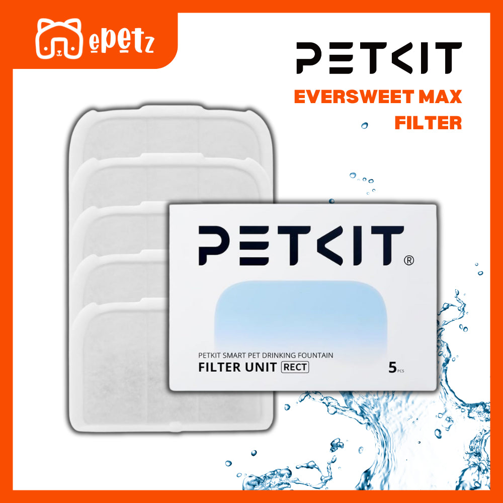 ePetz PETKIT Water Fountain Original Filter For Eversweet Max (5 PCS)