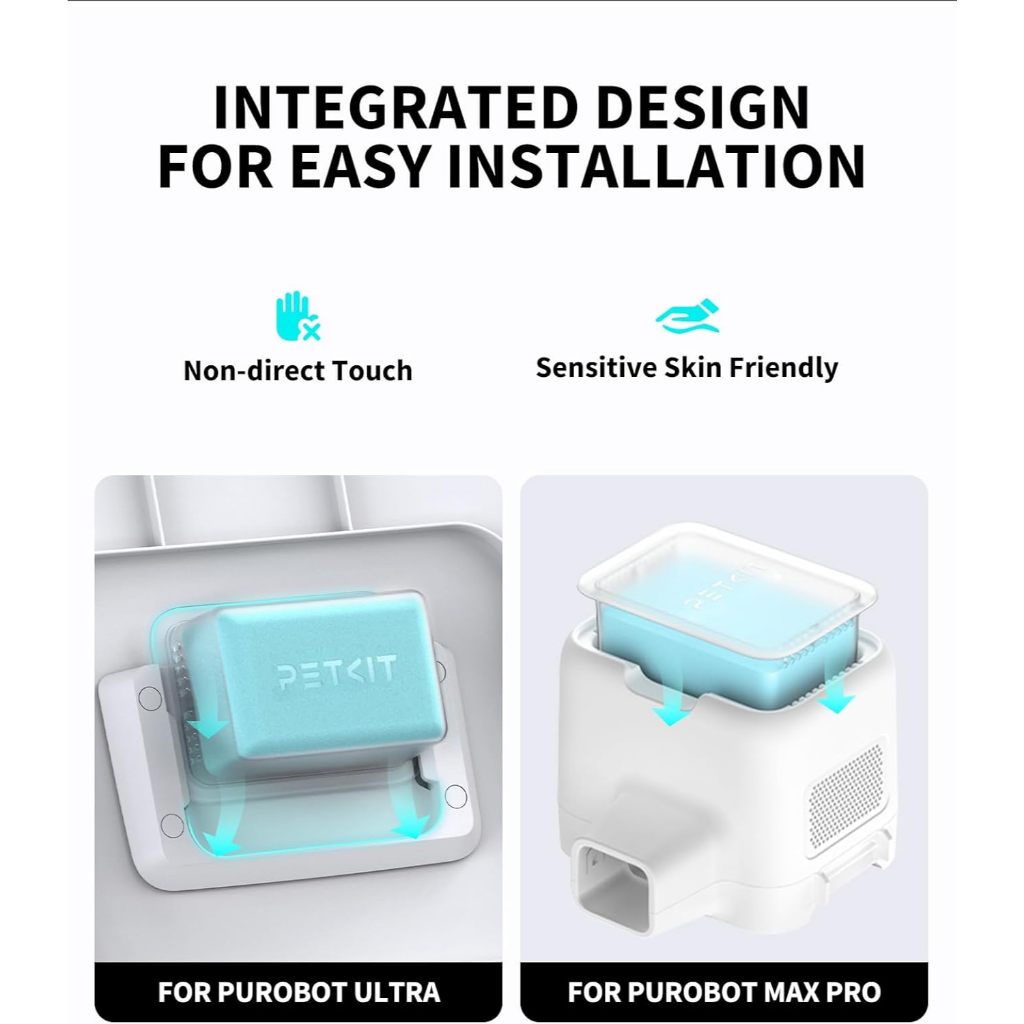 PETKIT N60 Pet Odor Control for Purobot Ultra and Purobot Max Pro Self-Cleaning Cat Litter Box
