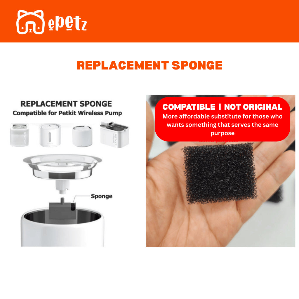 ePetz PETKIT Water Fountain Original Filter For Eversweet Max (5 PCS)