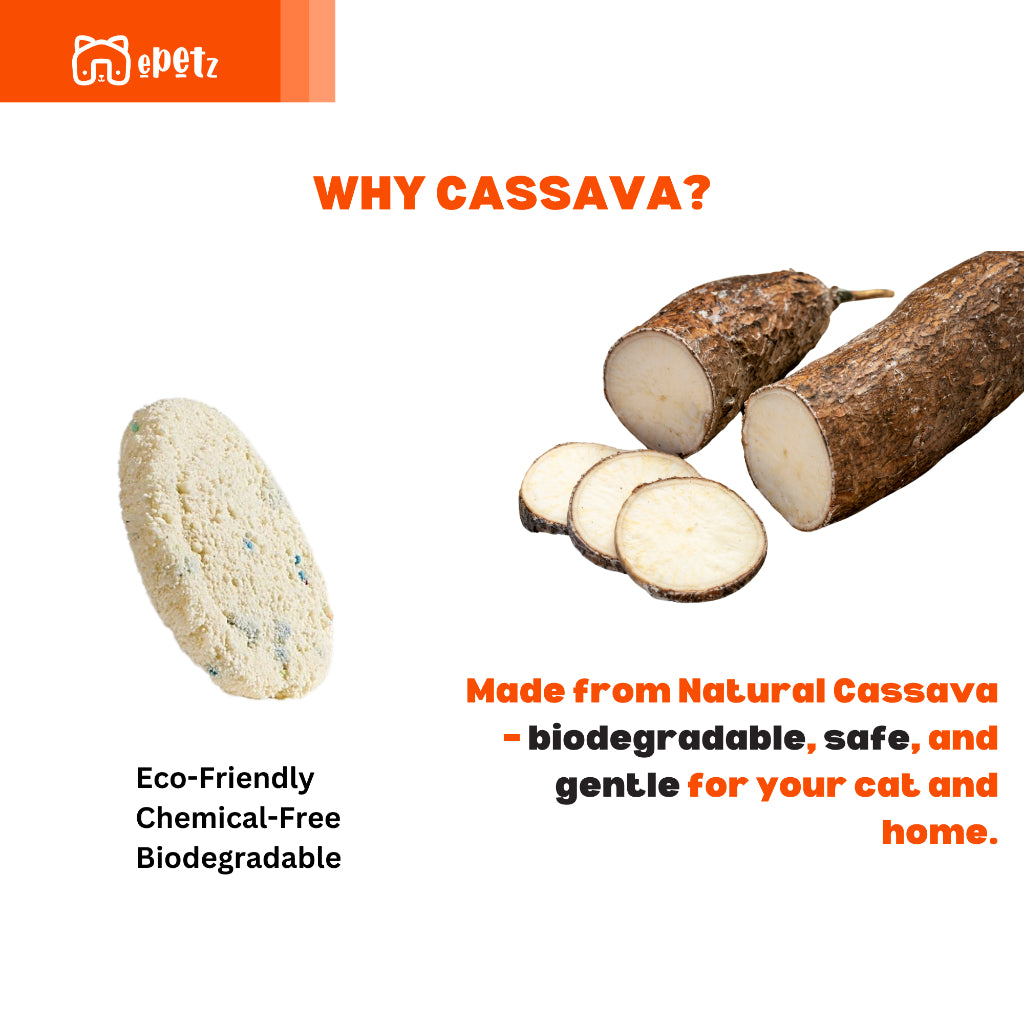 ePetz Cassava Cat Litter