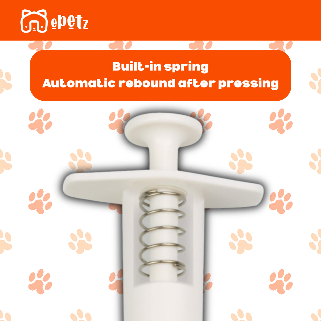 Epetz Silicone Tip Pet Pills Tablets Dispenser Popper Feeding Tool for Cats Dogs Pill