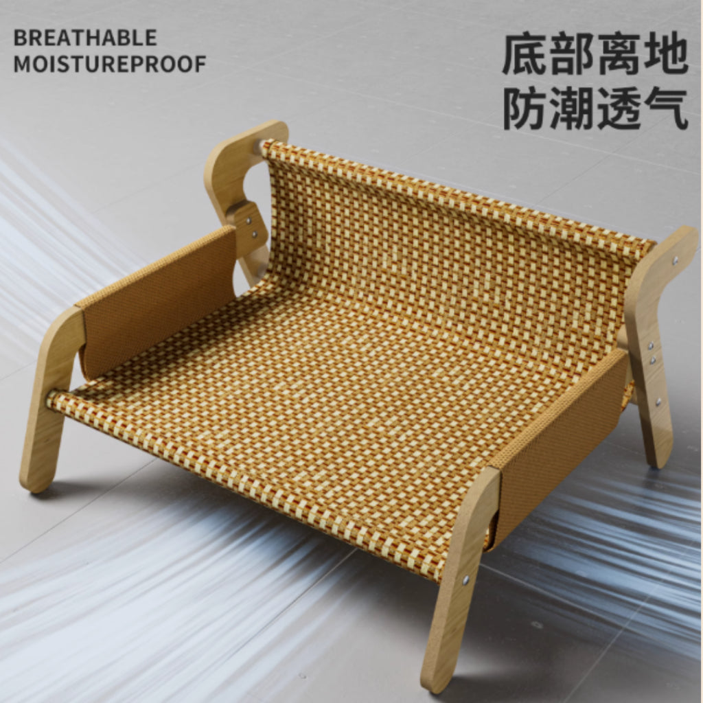 Epetz Rattan Washable Cat Sofa Basket