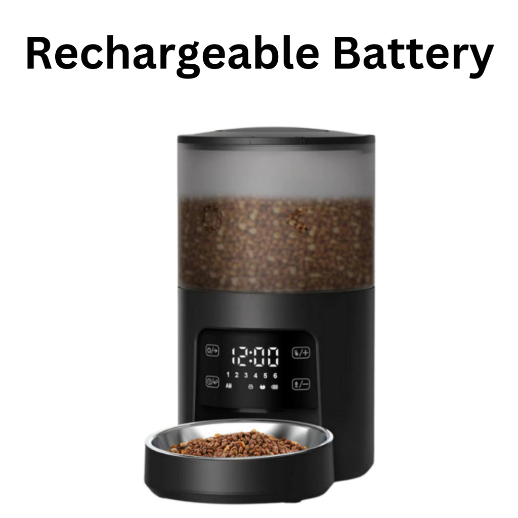 ePetz 4L Timer Mode Bekas Makanan Kucing Automatik Automatic Cat Food Dispenser Pet Feeder Wide Dish For Pets Cat Dog