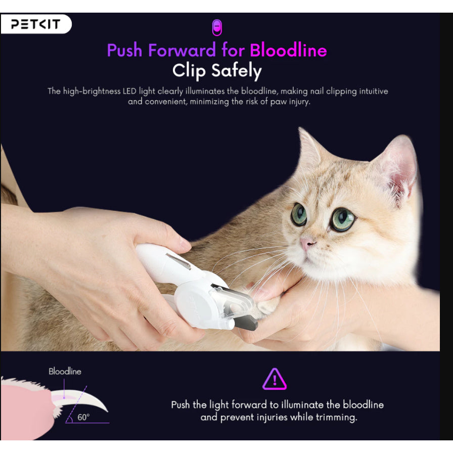PETKIT LED Light Pet Nail Clipper Pro