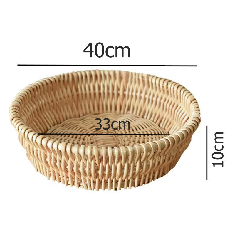 【2025 NEW】ePetz Rattan Cat Basket | Pet Furniture Bed