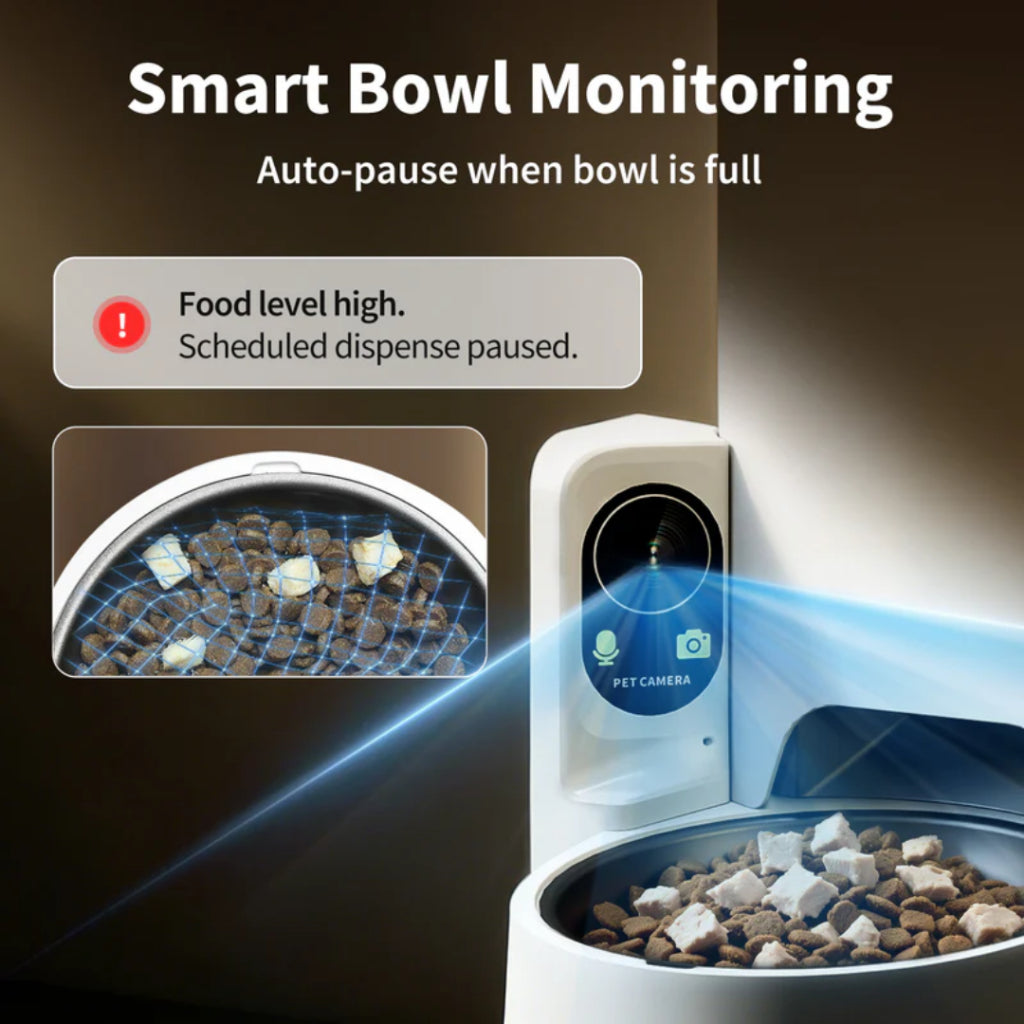 ePetz PETKIT Yumshare Solo 2 Automatic Pet Feeder w/ Camera | Bekas Makanan Haiwan Automatik