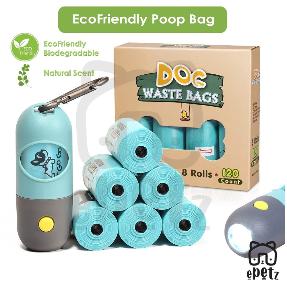 Pet Garbage Bag Eco Friendly Biodegradable Dog Poop Bags Cat Litter Toilet Bag Kucing Disposal Refil Rolls 可降解宠物垃圾袋