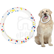 Dog Bite Ring Toys for Aggressive Chewers,Durable Bouncy Dog Bite Ring,Lightweight & Floating,Fetch Toys