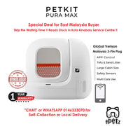 EAST MALAYSIA ONLY PETKIT PURA MAX Bekas Tandas Kucing Automatik Automatic cat Litter Box