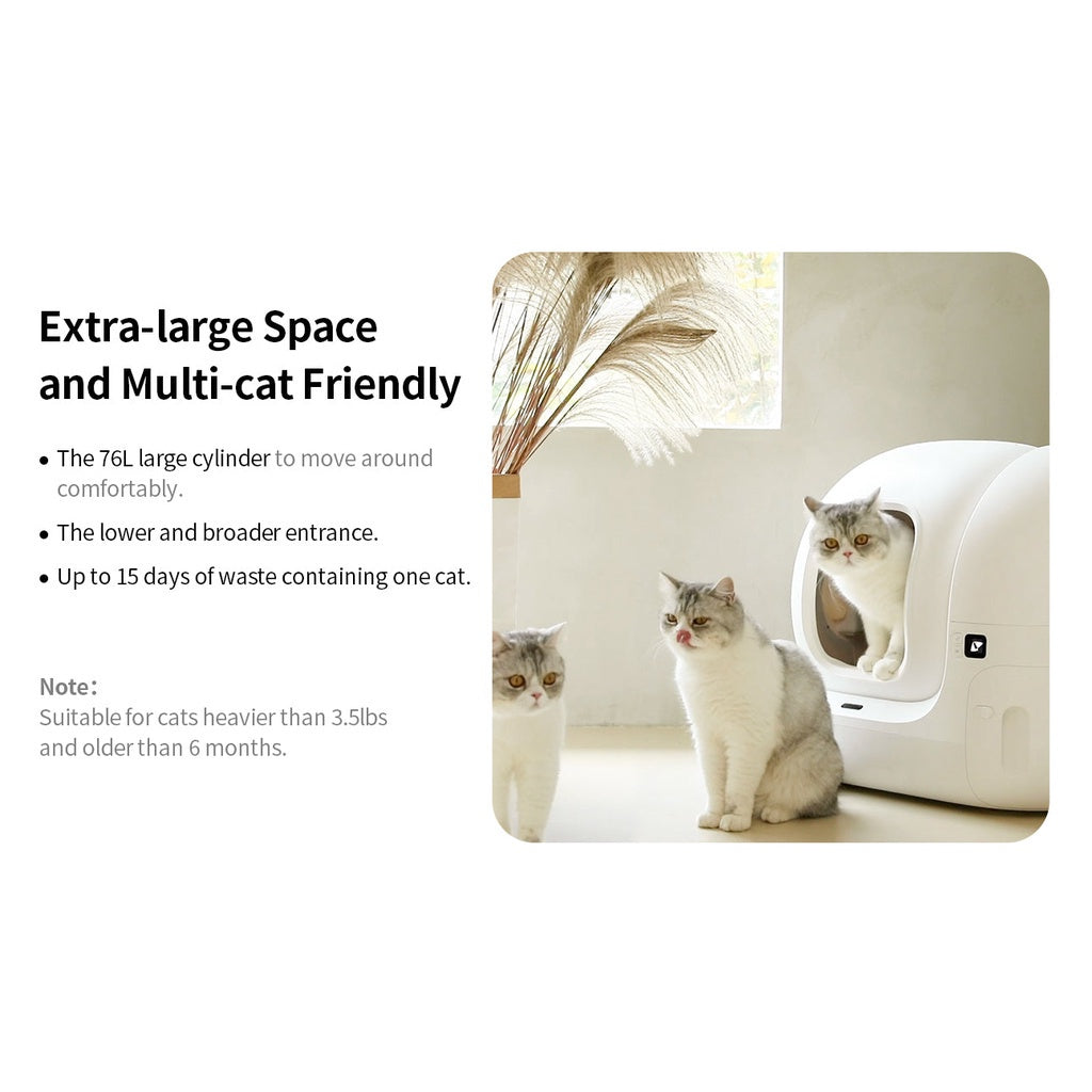 EAST MALAYSIA ONLY PETKIT PURA MAX Bekas Tandas Kucing Automatik Automatic cat Litter Box