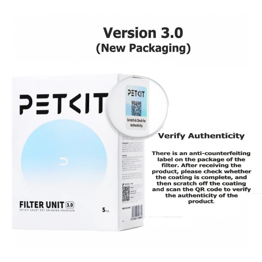 PETKIT Water Fountain Filter For Eversweet Series (5 PCS)