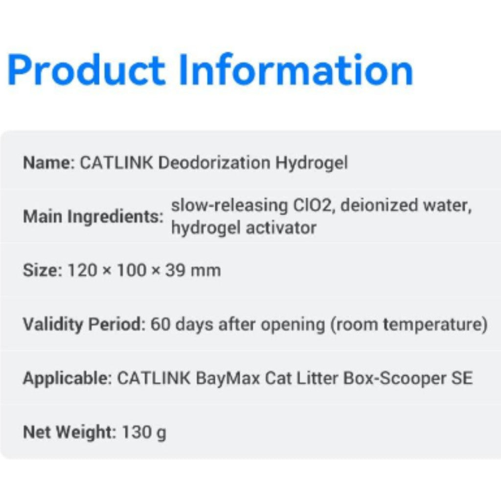 Catlink Baymax Trash Bag And Deodorizer