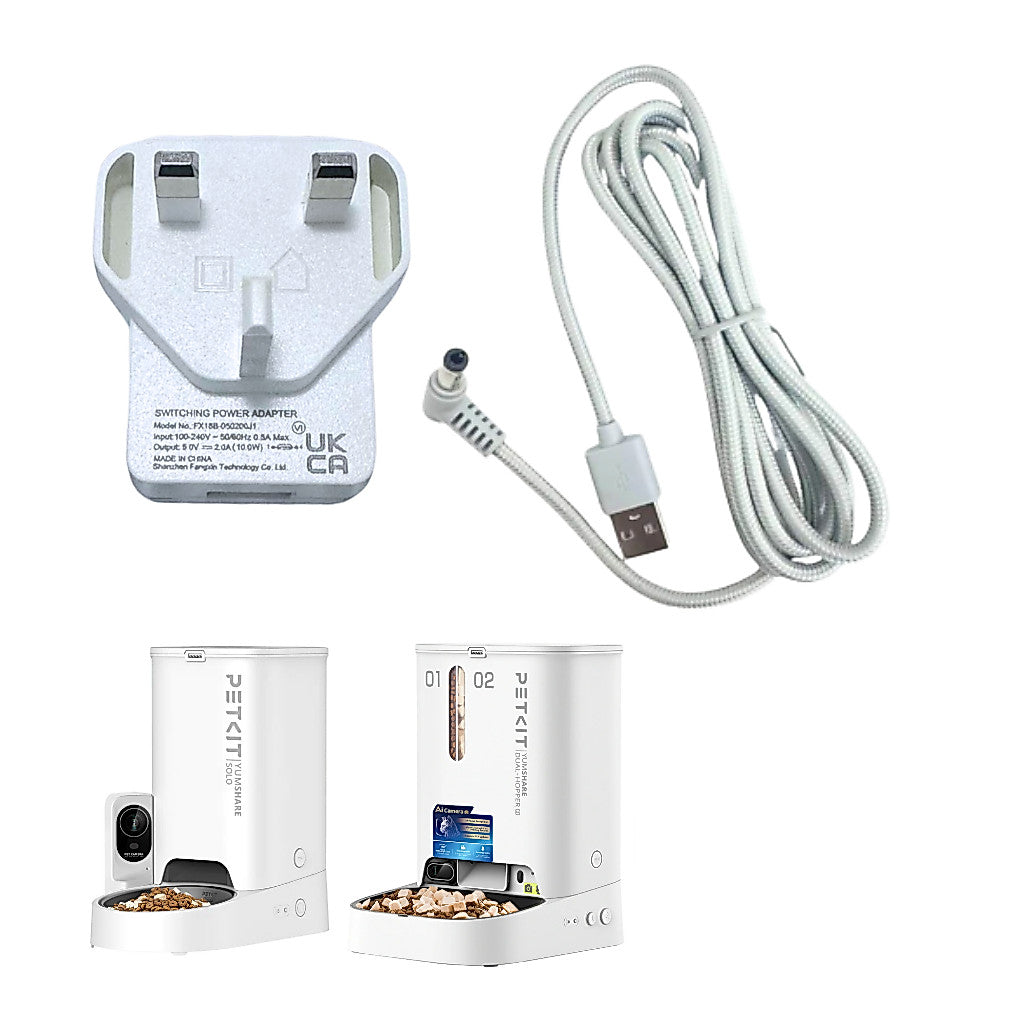 PETKIT Solo Element Gemini Feeder Original 3-Pin Adapter | Adaptor Asal Bekas Makanan Kucing PETKIT